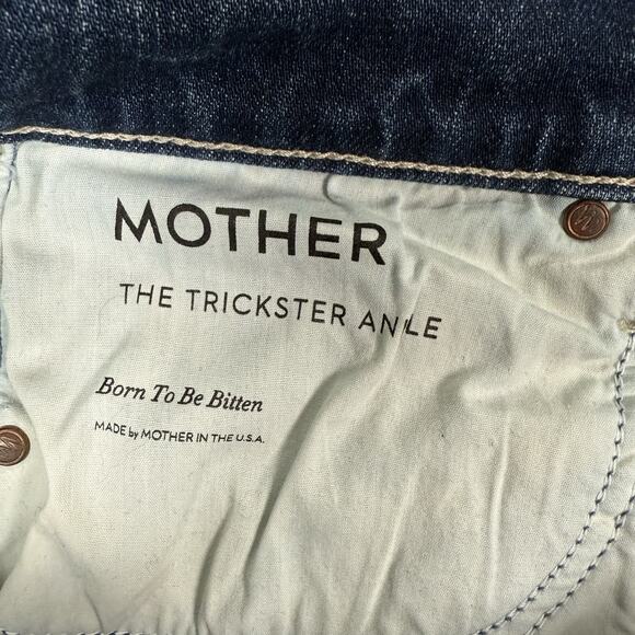 Mother Superior The Trickster Ankle Born To Be Bitten Jeans Size 25 Button Fly - Picture 7 of 13